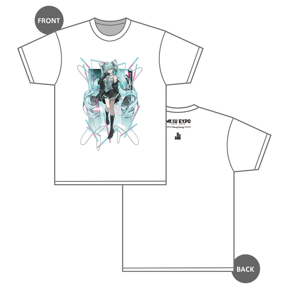 MIKU EXPO 2025 初音ミクアジアツアー 海外限定Tシャツ Hong Kong '25 Miku T-shirt – MIKU EXPO 2025 ASIA Official Goods Store
