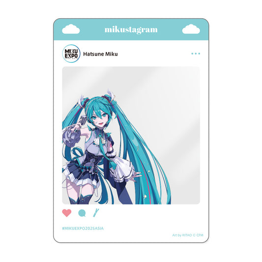 Horizon Social Media Style Acrylic Card