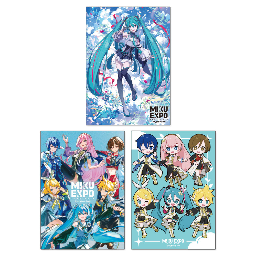 Post Card Set (Set of 3) – MIKU EXPO 2025 ASIA Official Goods Store