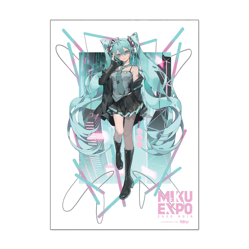 Hong Kong '25 Miku A3 Poster