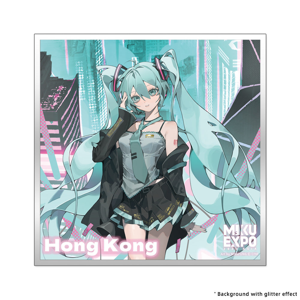Hong Kong '25 Miku Acrylic Shikishi