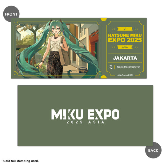 Jakarta '25 Miku Ticket Style Card