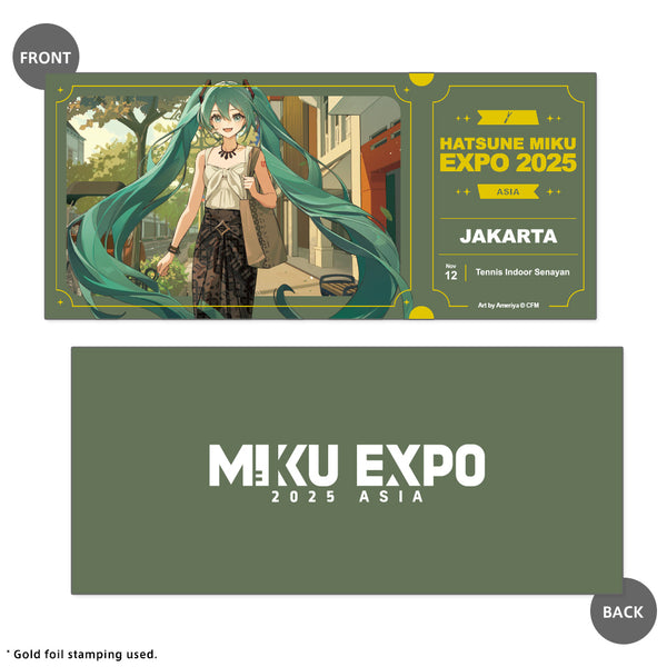 Jakarta '25 Miku Ticket Style Card
