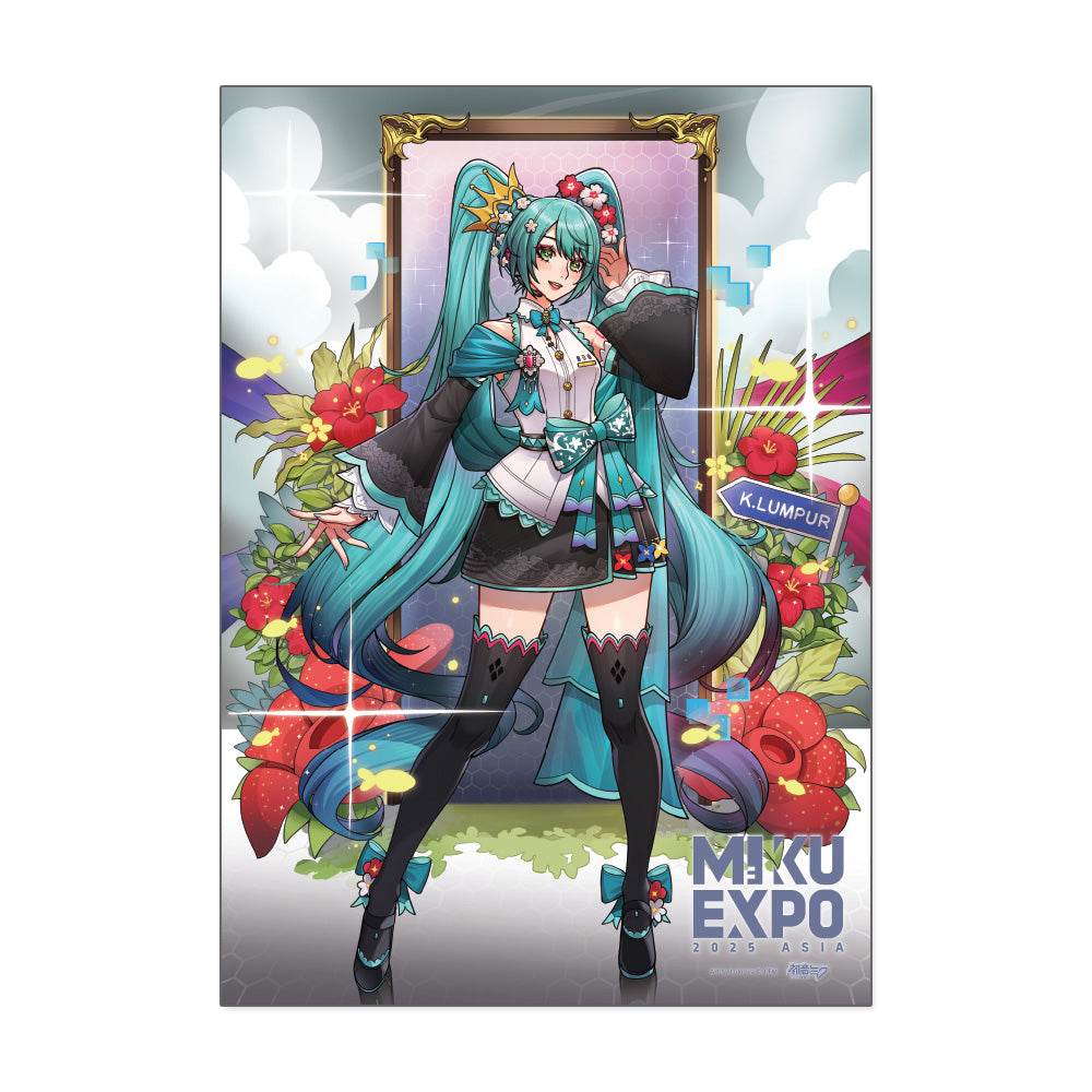 Kuala Lumpur '25 Miku A3 Poster – MIKU EXPO 2025 ASIA Official