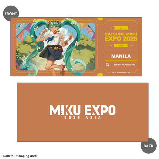 Manila '25 Miku Ticket Style Card