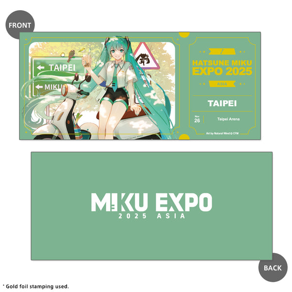 Taipei '25 Miku Ticket Style Card
